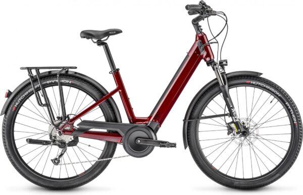 VTC Électrique Moustache Samedi 27 Xroad 2 Open Shimano Altus 9V 500 Wh 27.5'' Rouge