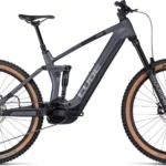 VTT Électrique Tout-Suspendu Cube Stereo Hybrid 160 HPC Race 750 27.5 Shimano Deore 12V 750 Wh 27.5'' Gris Metal 2023