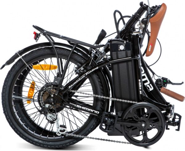 Vélo Pliant Electrique Moma Bikes E-20.2 Shimano 7v Noir – Image 3