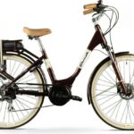 Vélo de Ville Électrique Granville E-Premium Shimano Acera 8V 300 Wh 700 mm Bordeaux 2022