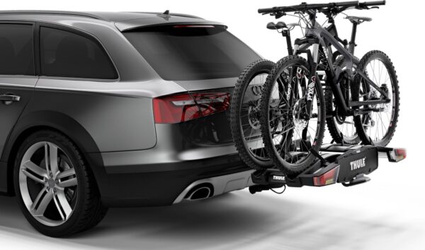 Porte-Vélo sur Boule d'Attelage Thule EasyFold XT 2 Vélos 13 pin 933 – Image 4