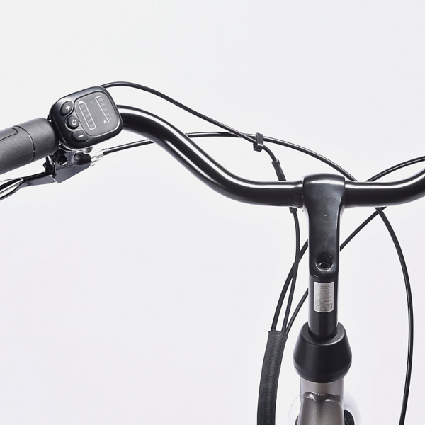 Vélo de ville électrique adulte E-City 70 GRIS NAKAMURA – Image 6